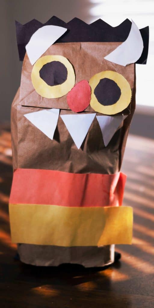 paper bag puppet