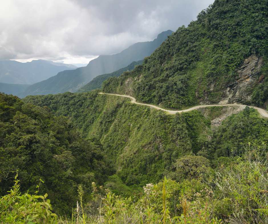 North Yungas Road, Bolivia 
