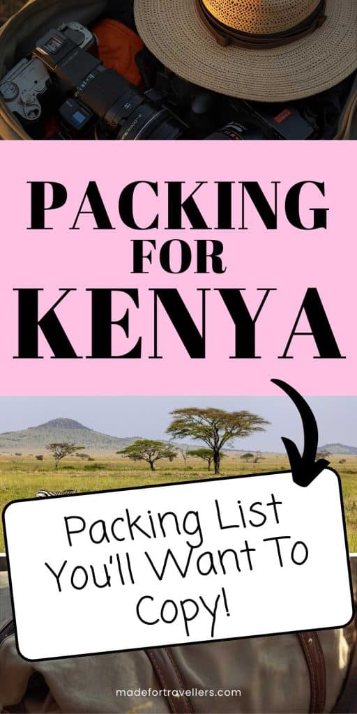 PACKING FOR KENYA