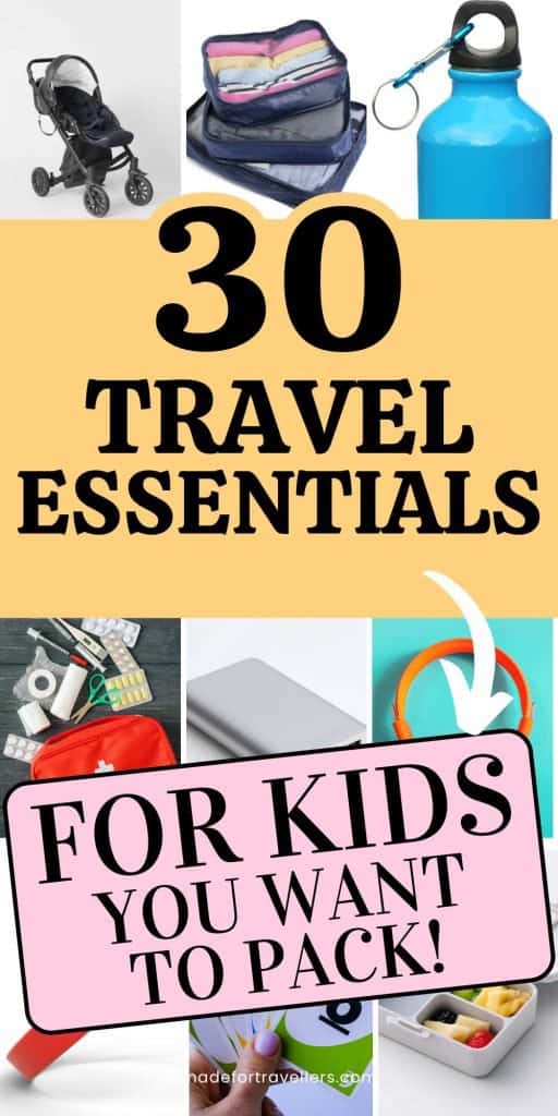 travel essentials for kids
